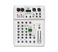Mixer Audio, DJ Con 5.0 BT, 99 Effetti, Qualità Studio 24 Bit 192k For Webcasting, Registrazione Al Computer Clear Sound