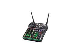 Mixer audio, DJ Console UHF Mixer con scheda Microfono wireless 5V Bluetooth 5.0 for prestazioni in streaming live