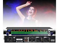 Mixer Audio, Equalizzatore Stereo Professionale a 31 Bande, Eq Grafico Stereo Riduzione del Rumore Ogni Segmento con Spettro LED Funzionamento Display Contenuto Display Ampio