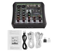 Mixer Audio Eryue Mixer Audio a 6 48v Phantom Power OTG Console di Miscelazione USB MP3 Play