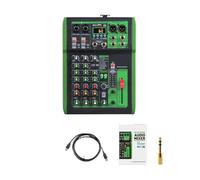 Mixer Audio For Console DJ A 4 Canali Con 99 Riverberi Digitali Bluetooth 5.0 Professionale For Registrazione PC Sul Palco Karaoke