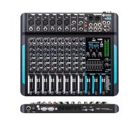 Mixer audio, Forket 99 DSP FP-10 Mixer DJ Controller 10 Canali Reverb Registrazione Mixaggio Con Bluetooth 5.0 Prestazioni Professionali