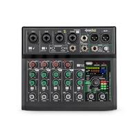 Mixer audio, G7 7 canali Mini Scheda Mixer USB Console DJ Smartphone Professionale Computer Registrazione 48V Trasmissione in diretta