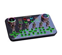 Mixer audio, Interfaccia mixer scheda live con mixer DJ Effetti sonori live Convertitore vocale for PC Streaming multimediale Registrazione