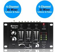 MIXER AUDIO KARAOKE DEEJAY 2-3 CANALI CON INGRESSO PHONO PER GIRADISCHI