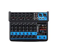 Mixer Audio Mini Mixer A 8 Canali, DC 5 V, Bluetooth, 48 V, 24 Effetti For Piccoli Club O Bar, Registrazione In Studio(Black)