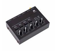 Mixer audio, Mini Mixer a Basso Rumore 4 Canali Console di Missaggio for Chitarra Elettrica Batteria Pianoforte