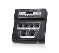 Mixer audio, Mini mixer mixer esterno stereo eco doppio ingresso microfono amplificatore con effetto registrazione Bluetooth mp3