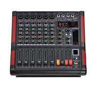 Mixer audio, Mini6-P 6 Canali Amplificatore di console miscelazione alimentazione Bluetooth Record 99 Dsp Effetto 2X170W Professional USB Mixer audio