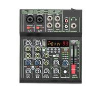 Mixer audio, Mixer a 4 canali Alimentazione Phantom individuale +48V 99 Effetti DSP USB Computer Play Record Mixing Console per karaoke in studio