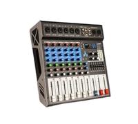 Mixer Audio, Mixer A 6 Canali Con 99 Effetti Di Riverbero, Dotato Ventola Raffreddamento, Adatto For Apparecchiature DJ E Karaoke per streaming live, podcasting, PC