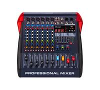 Mixer audio, Mixer a 8 canali Registrazione su computer Live Home KTV Band Stage Performance USB Riproduzione MP3 Dj Sound Mixer