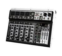 Mixer Audio, Mixer Audio A 6 Canali, 99 Effetti DSP, Registrazione PC USB, Bluetooth, Console DJ, Mixaggio For Karaok per streaming live, podcasting, PC