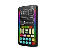 Mixer Audio, Mixer Audio Cambia Voce Mini Effetti Multi-audio Scheda Compatibile Microfono Portatile Ultrasottile Strumento Karaoke per streaming live