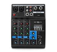 Mixer Audio, Mixer Audio HD Professionale A 4 Vie Con Processore Scheda Effetti Attrezzatura Console Mix Canale USB Portatile Karaoke per streaming live