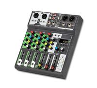 Mixer audio, Mixer Audio Mixing Console Bluetooth-compatibile Professionale Buona Sensibilità USB Registrazione Mini DJ Board per karaoke in studio