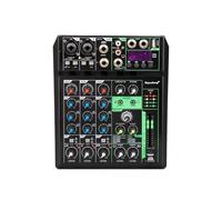 Mixer audio, mixer audio professionale a 8 canali console di miscelazione portatile 48 V Phantom 16Dsp effetto Bluetooth Usb Pc Play Record Guitar-THSDXC84186