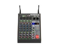 Mixer Audio, Mixer Audio Professionale Con Microfono Wireless, Karaoke USB Bluetooth E For Altoparlanti per streaming live, podcasting, PC
