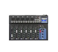 Mixer audio, Mixer Audio USB DJ Sound Mixing Console 7 Canali Band Boards For Streaming Live, KTV Domestico, Studio Di Registrazione,PC, studio di registrazione e giochi