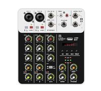 Mixer Audio Mixer Audio V4 Con Registraze USB Bluetooth, Alimentaze 48 V, Effetti Di Riproduze Ritardati For Computer, Bar