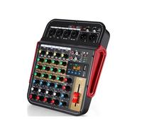 Mixer audio, Mixer Bluetooth e riverbero 48V Alimentatore Mixer 6 canali Scheda DJ