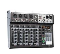 Mixer audio, Mixer effetti DSP MX6 a 99 canali PC di registrazione Alimentazione phantom 48 V Mixer audio USB Console DJ Bluetooth Mixer