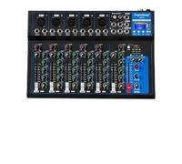 Mixer audio, Mixer portatile DJ Sound Mixing Console 48V Power for la registrazione al computer, Mixer for gruppi musicali for la registrazione in studio