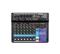Mixer Audio, Mixer Portatile Professionale A 8 Canali Da 2 Pezzi Con Ingresso For Computer per streaming live, podcasting, PC