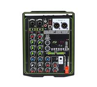 Mixer audio, Mixer professionale a 4 canali piccolo 99 DSP console di registrazione digitale mixer telefono cellulare trasmissione in diretta computer casa KTV per karaoke in studio