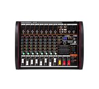 Mixer audio, Mixer professionale a 8 canali, console di mixaggio USB for computer + alimentatore da 48 V, numero mixer for spettacoli dal vivo per karaoke in studio