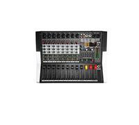 Mixer audio Mixer professionale a 8 canali Potente mixer di equalizzazione a 7 bande con interruttore USB for Stage KTV Clearer Vocals