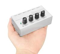 Mixer Audio, Mixer professionale Scheda audio a 4 canali Mixer audio TRS Stereo for sub-miscelazione DJ MX400