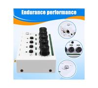 Mixer Audio Mixer Stereo A Bassissimo Rumore Mixer A 4 Canali Console di Missaggio per Chitarra Elettrica Batteria Pianoforte