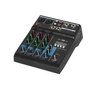 mixer audio, Nuovo mixer audio professionale 2020 a 4 canali, console di missaggio Bluetooth for karaoke, scheda integrata, effetti speciali