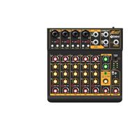 Mixer audio, OTG Metal Mixer DJ Console Mini6 con Bluetooth 48V Power Delay Repeat Effect for la registrazione di console mixaggio su PC Per studio karaoke(Mini6 OTG)