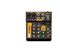 Mixer audio, OTG Metal Mixer DJ Console Mini6 con Bluetooth 48V Power Delay Repeat Effect for la registrazione di console mixaggio su PC Per studio karaoke(Mini4 OTG)