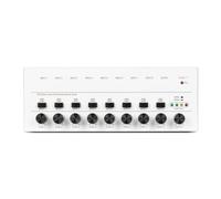 Mixer audio per DJ 4 6 8 Canali Mini Mixer Audio Mixer Audio Mini Mixer Stereo Mixer Di Linea Portatile A Bassissimo Rumore For La Registrazione Di Apparecchiature Audio(MX8-White)