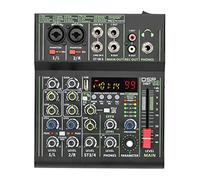 Mixer audio per DJ Mini mixer a 4 canali individuale + 48 V 99 effetti DSP USB Computer Play Record Mixing Console