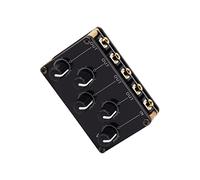 Mixer audio per DJ Mixer di linea a 4 canali a bassissimo rumore Mixer passivo stereo mini a 4 canali stereo Non necessita di alimentazione esterna