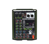 Mixer audio per DJ Piccolo mixer professionale a 4 canali 99 DSP Mixer for console di registrazione digitale Telefono cellulare Trasmissione in diretta Computer Home KTV