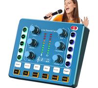 Mixer audio per PC, mixer audio streaming riduzione del rumore | Mixer audio dal , mixer per schede audio piccole, interfaccia audio digitale per la registrazione di podcast, giochi