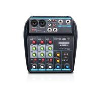 Mixer Audio, Piccola scheda audio USB for mixer a 4 canali con riverbero for DJ in diretta in rete domestica per streaming live, podcasting, PC