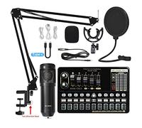 Mixer audio, Podcast Equipment Bundle Scheda audio in diretta V10 Set di schede microfono cellulare scheda set completo attrezzature for(3)