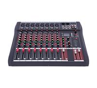 Mixer audio portatile professionale a 8 canali con USB Bluetooth Dj Sound Console Soundboard per karaoke Ktv Party 48V