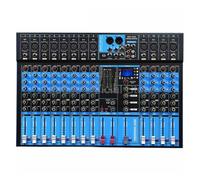 Mixer audio, Processore digitale professionale Pre Riverbero Effettore 8/12 canali Bluetooth Mixing Console Microfono Anti Screaming Mixer(12 Channels)
