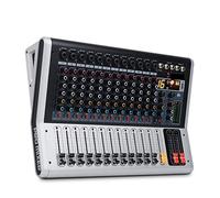 Mixer audio, Professional 12 Channel Mixing Console with Mute and PFL Switch Digital Display Bluetooth Record 3 BAND 16 DSP Effects