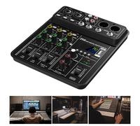 Mixer audio professionale 256 DSP Effetti 4 canali mixer per lo stadio KTV
