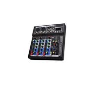 Mixer Audio Professionale 4 Canali USB MP3 Player Echo Delay Dj Karaoke Pianobar