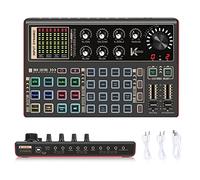 Mixer audio professionale con scheda audio, effetti per registrazione live senza perdite su telefono, PC, computer, studio o feste, ideale per musicisti e podcaster