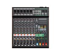 Mixer Audio Professionale Console DJ A Doppio Gruppo A 8 Canali Mixing Alimentazione Phantom 48V USB For Registrazione Da Bar Sul Palco